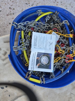 Car chains used, good condition, worn once