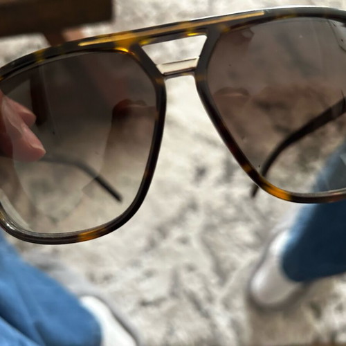Dior sunglasses used, brown tartaruga