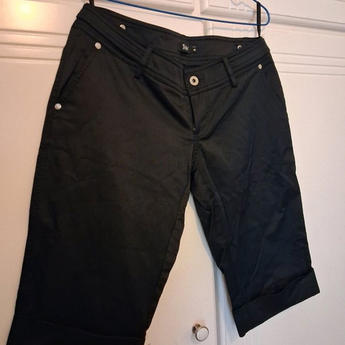 Toi&Moi satin black bermuda shorts like new, size M