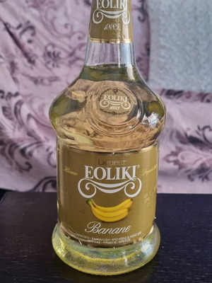 Eoliki Liquer Banana used, vintage 1980s