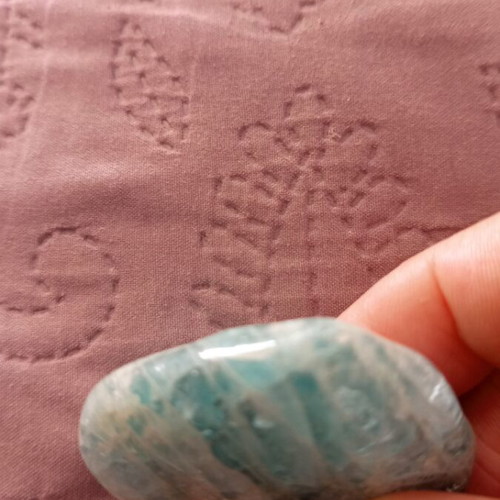 Aquamarine natural crystal A processed
