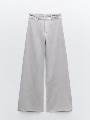 High waisted jean Zara 34 like new, beige