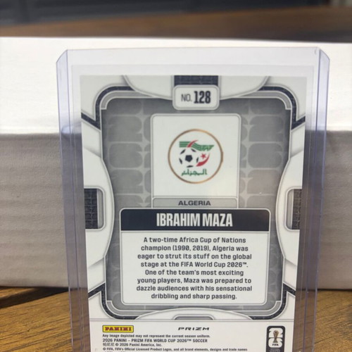 2026 Panini Prizm World Cup Ibrahim Maza Silver Prizm RC card new