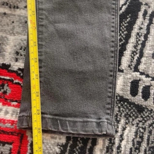 G-Star Raw Black Gray Womens Slim Skinny Jeans Zip Pockets Size 27 Like New