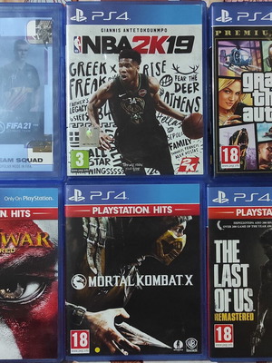 PS4 games new, all together