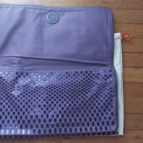 Folli Follie purple shoulder bag like new, envelope with magnetic clasp