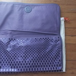 Folli Follie purple shoulder bag like new, envelope with magnetic clasp