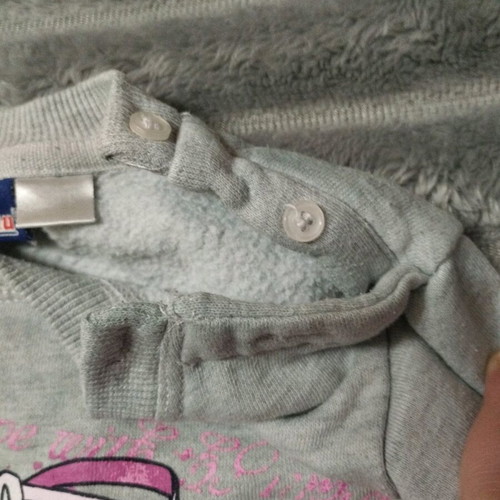 Abel & Lula children's sweatshirt new, grey, for girls 2-3 years