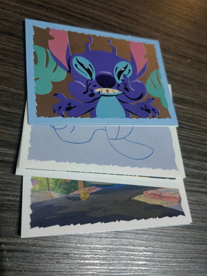 Stitch stickers by Panini like new, pack of 14