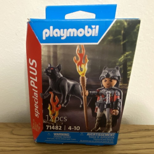 Playmobil Special Plus Warrior with Wolf 12 pcs new