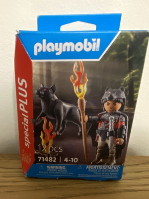 Playmobil Special Plus Warrior with Wolf 12 pcs new