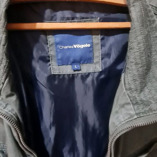 Jackets like new, sizes L and XL, green, fabric