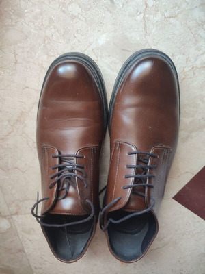 Zara men's shoes like new, size 44, brown loafers