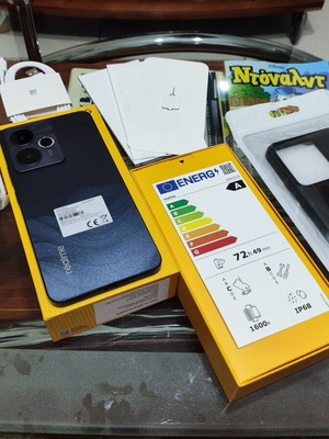 Realme 14 T Dual 5G smartphone 8GB RAM 256GB μαύρο, καινούργιο