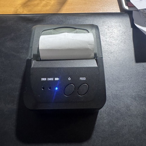 Wireless Portable Rechargeable Receipt Printer and NFC Card Scanner POS like new