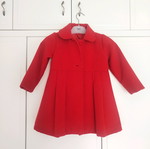 Evita coat like new for 5 years old red