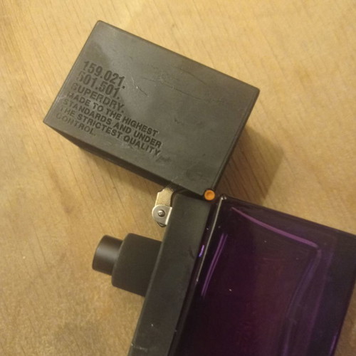 Superdry Neon Purple perfume used, 40ml
