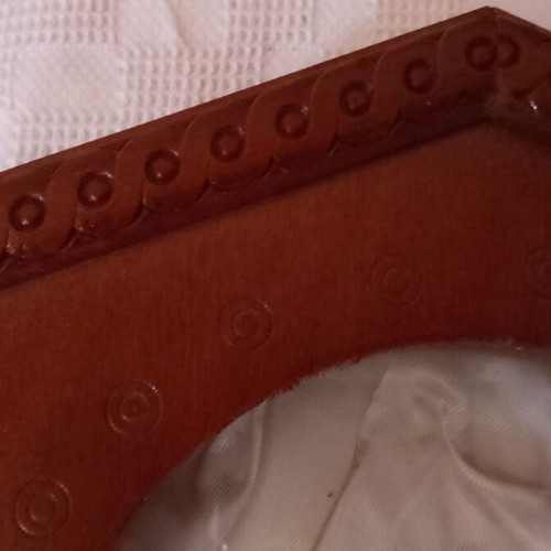 Antique Stefánothiki 1960-70 like new with carvings and bronze details