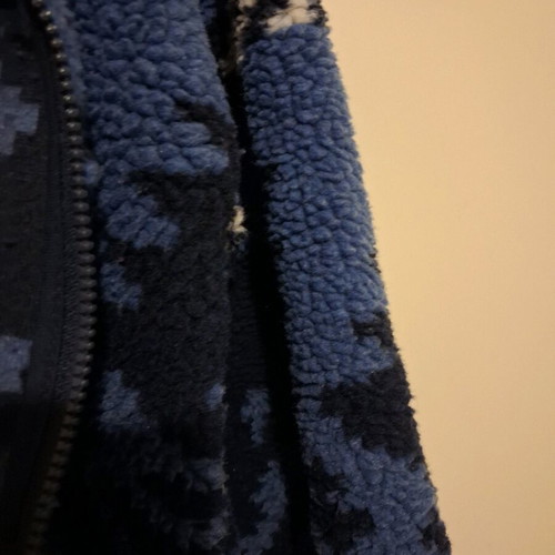 Piombo OVS Sherpa Fleece Jacket like new, black and blue