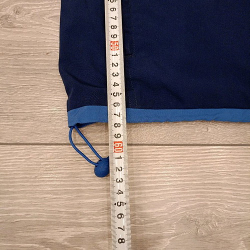 Adidas vintage jacket navy blue with white stripes, used