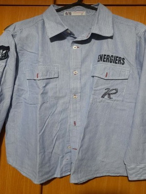 Πουκάμισο Energiers για αγόρι 12 ετών σαν καινούργιο, ριγέ μπλε σιέλ