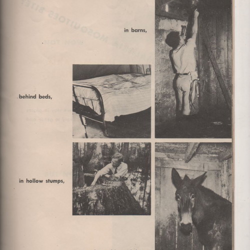 Malaria Control booklet used, 1941 edition