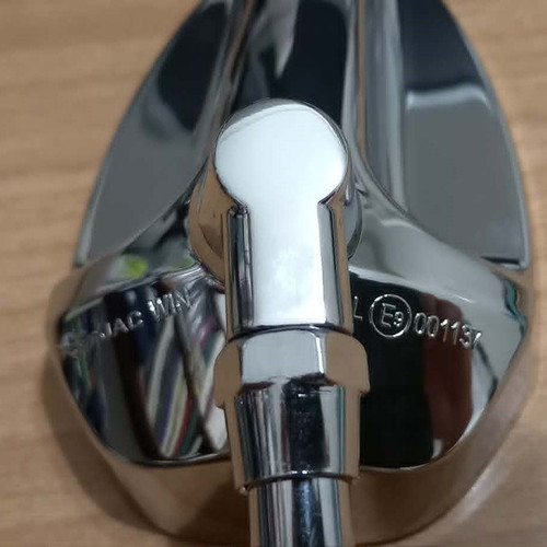Left mirror for JAC WIN L 001137 motorcycle, chrome, new