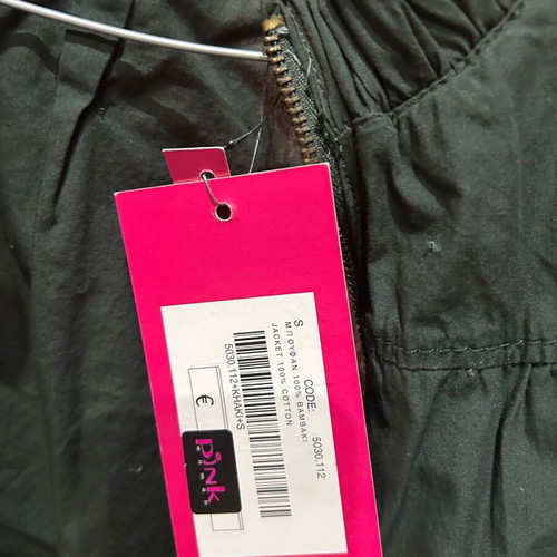 Pink Woman short jacket new, size S, green