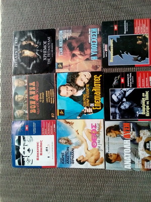 Pack of 9 different used video CDs