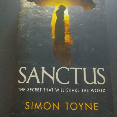 Sanctus book used in English by Simon Toyne