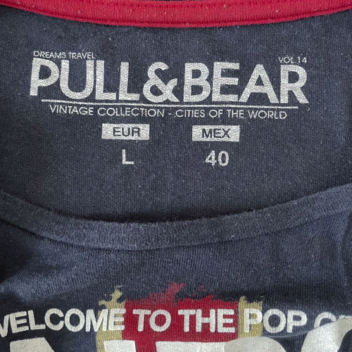Pull & Bear T-shirt short sleeve used, Vintage Collection London, size Large