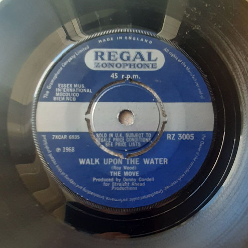The Move Fire Brigade / Walk Upon The Water 7" σινγκλ, Regal Zonophone, 1968