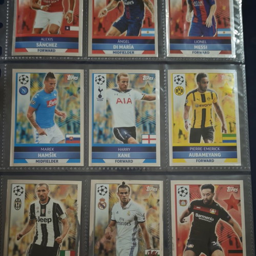 Topps Champions League 2016-17 Sticker Set of 9, New