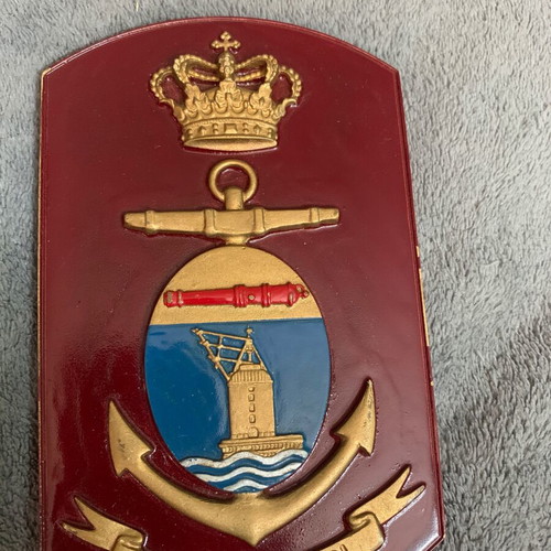 Royal Danish Navy Plaque like new, commemorative award