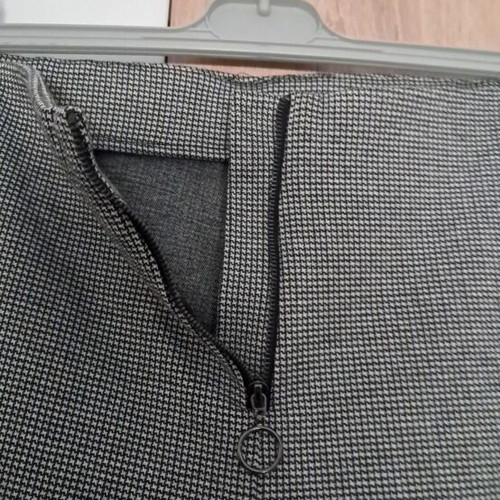 Elastic pants leggings, black and white, XXL