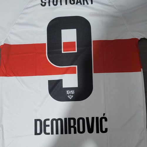 Stuttgart Demirovic sports jersey, official replica, size Large