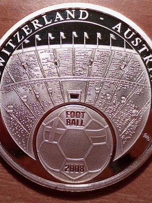 Euro 2008 Commemorative Medal New