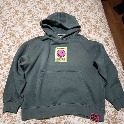 Green hoodie Zara like new