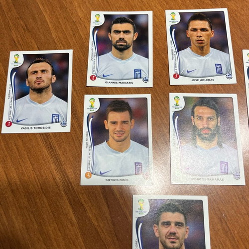 Panini FIFA World Cup 2014 Greece National Team Stickers like new