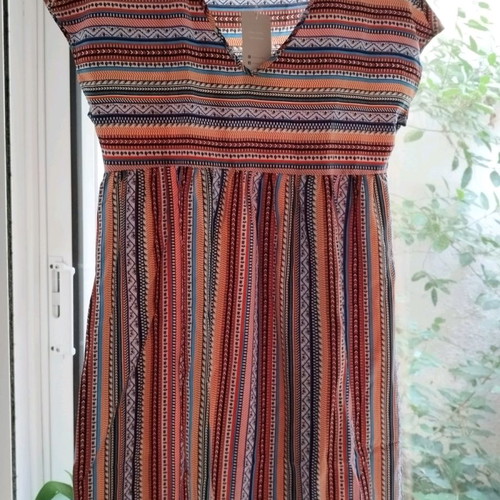 Boho dress new, S/M, multicolored