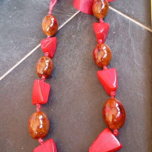 Carnelian Necklace like new, handmade statement jewelry