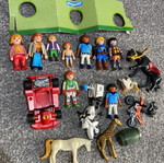 Playmobil figures and accessories used, assorted set