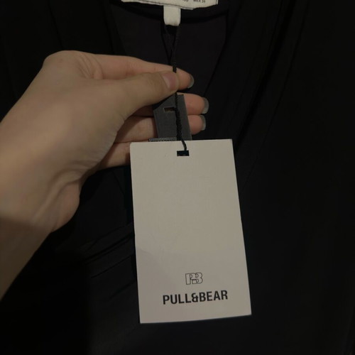 Bodysuit with V-neck black, new, size XS Pull & Bear