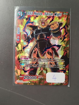 Dragonball TCG Foil SS3 Nappa Saiyan Might μεταχειρισμένο