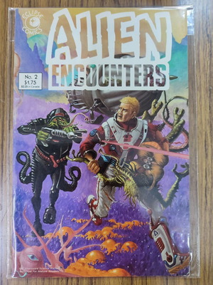Alien Encounters comic used, Eclipse Comics issue 2