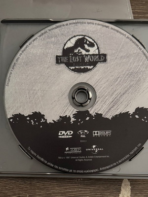 Jurassic Park (The Lost World) DVD like new with subtitles