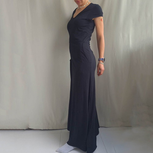 Peruvian Connection maxi dress size L, pima cotton and modal, pockets