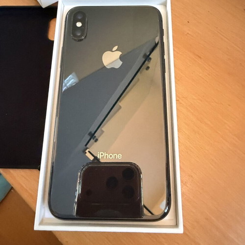 Apple iPhone X 64GB like new, black, graffiti