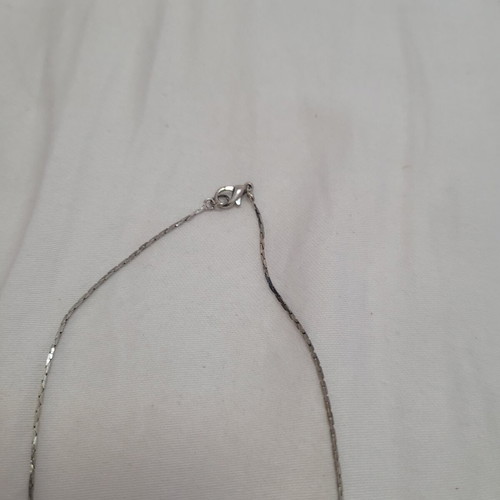 Name necklace "Maria" with rhinestones on "M"
