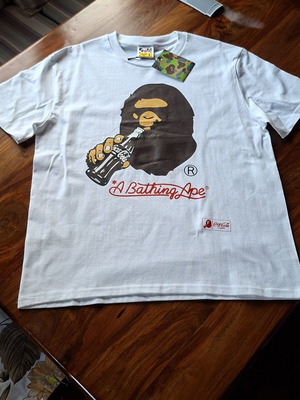 Bape x Coca Cola Shirt new, size M, white